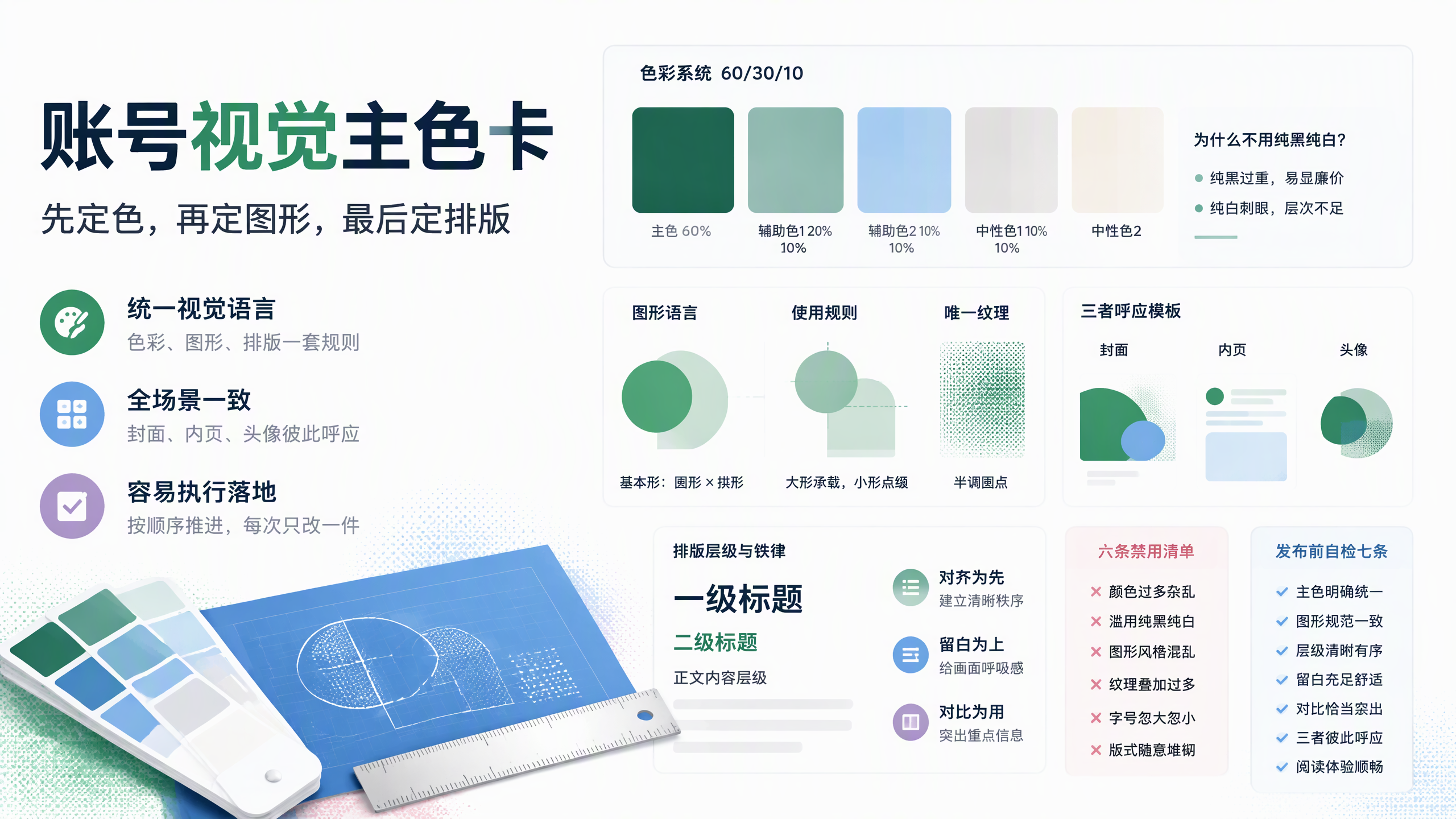 账号视觉主色卡