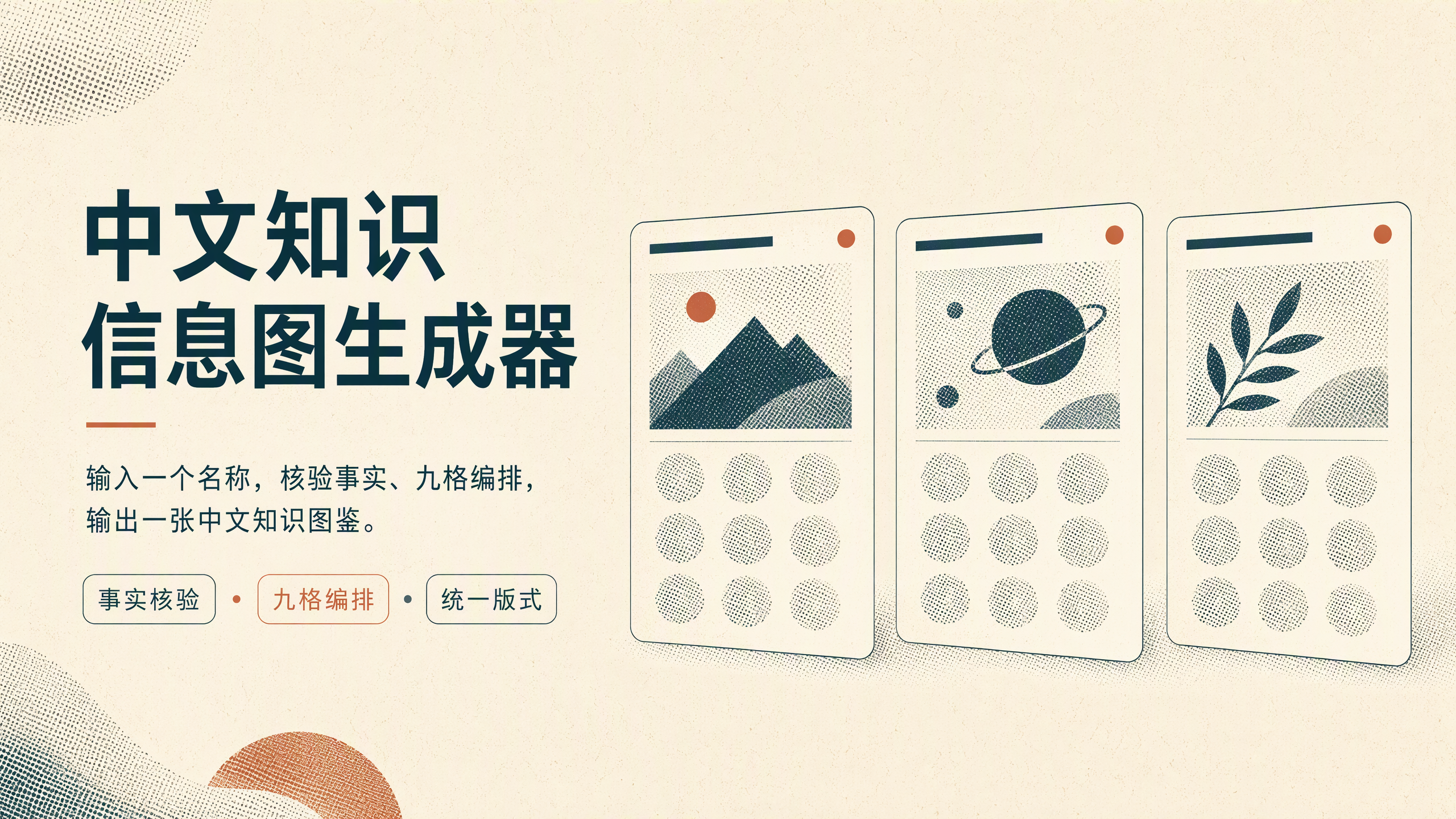 万物图鉴 · 中文知识信息图