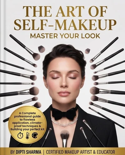 Front cover of The Art of Self Makeup by Dipti Sharma.