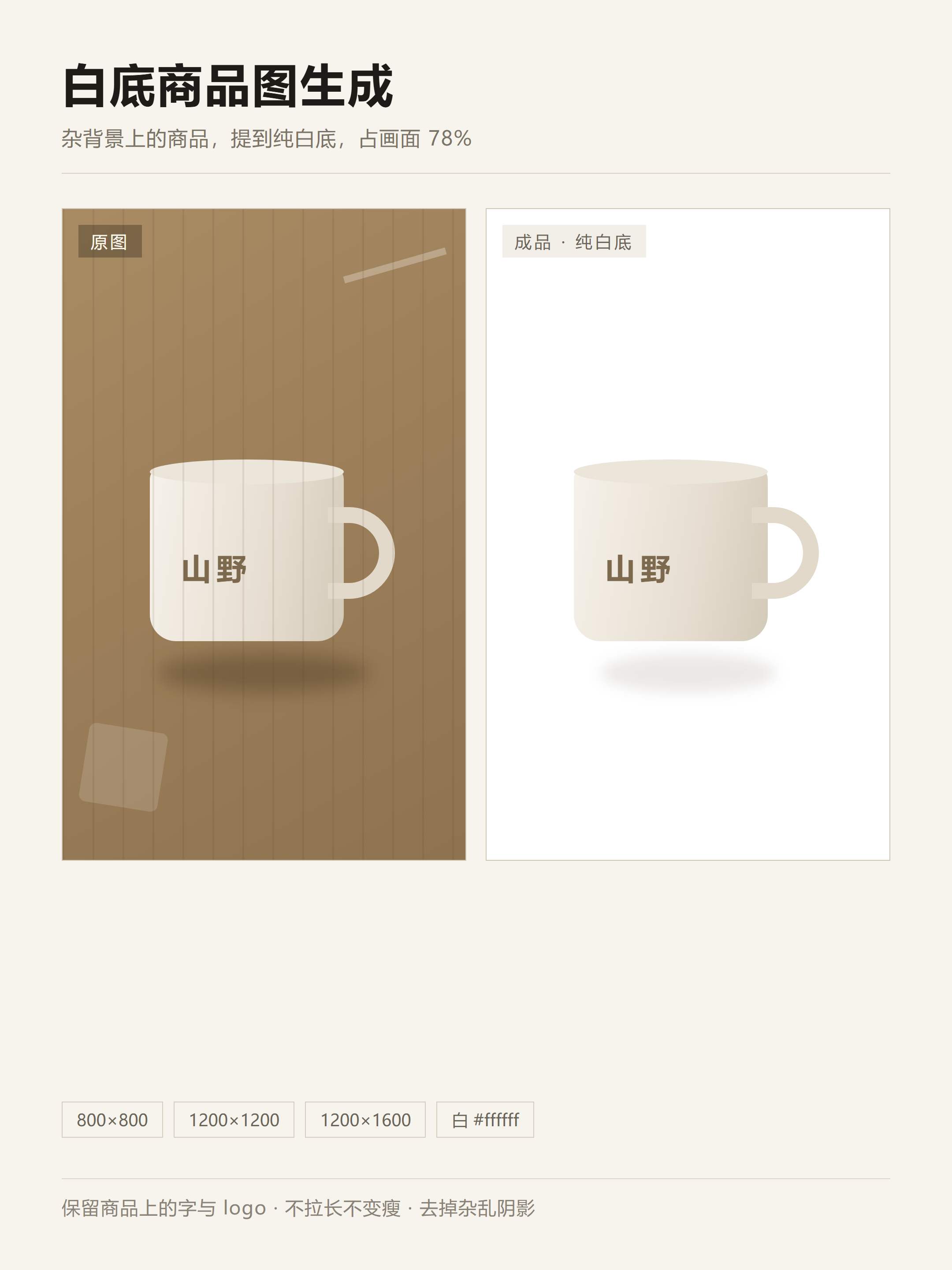 白底商品图生成