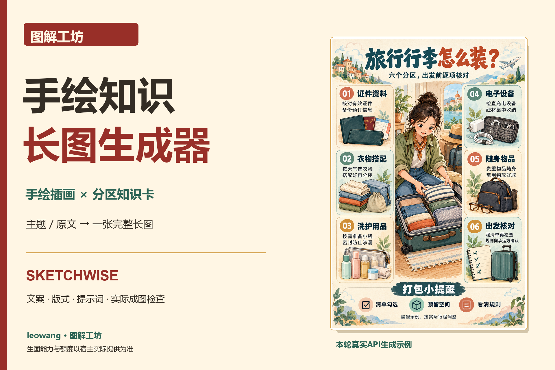图解工坊｜手绘知识长图生成器